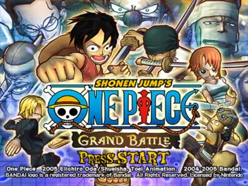 Shonen Jump's One Piece - Grand Battle screen shot title